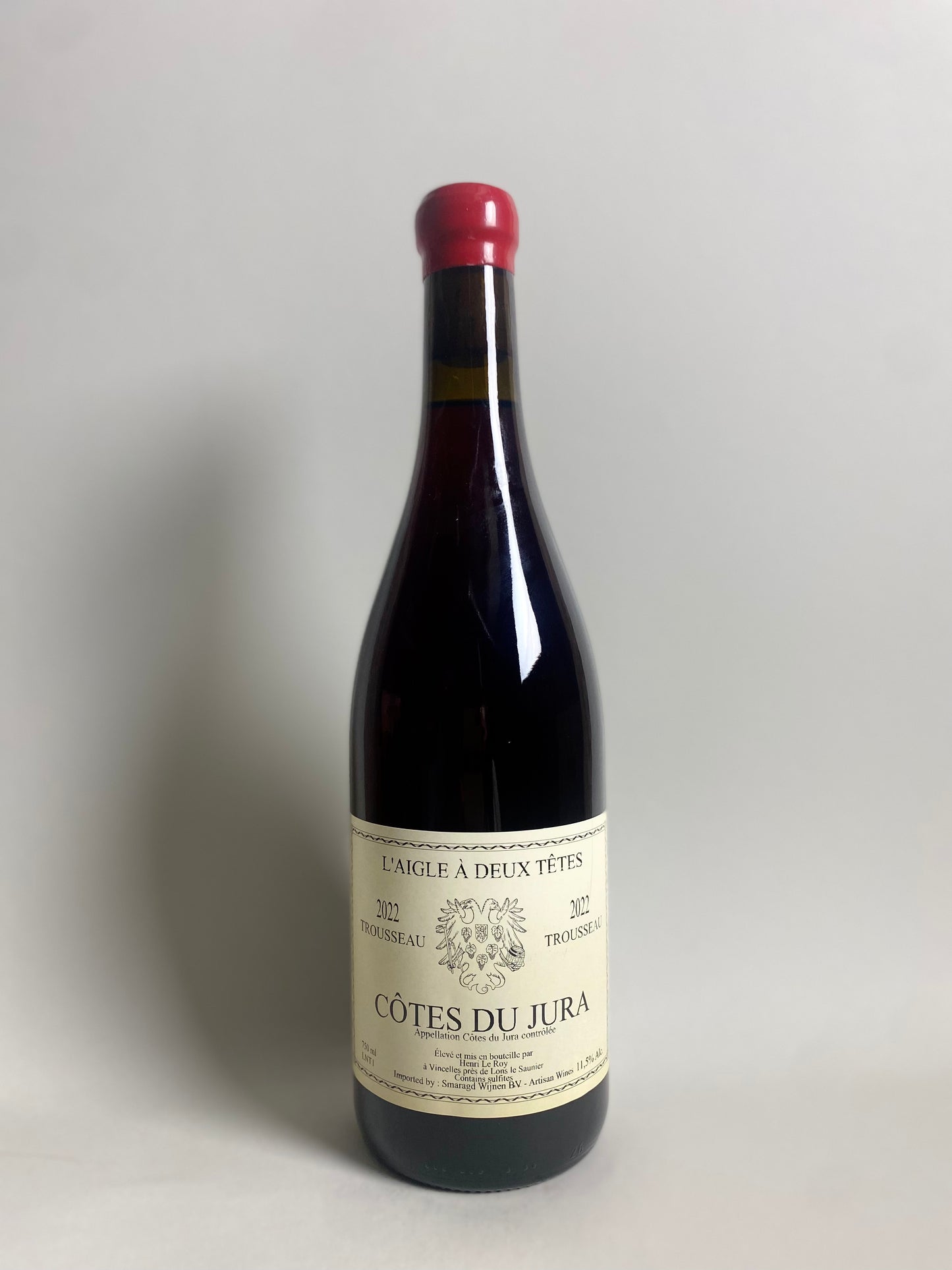 L‘Aigle à Deux Têtes ' Côtes du Jura Trousseau 2022 '