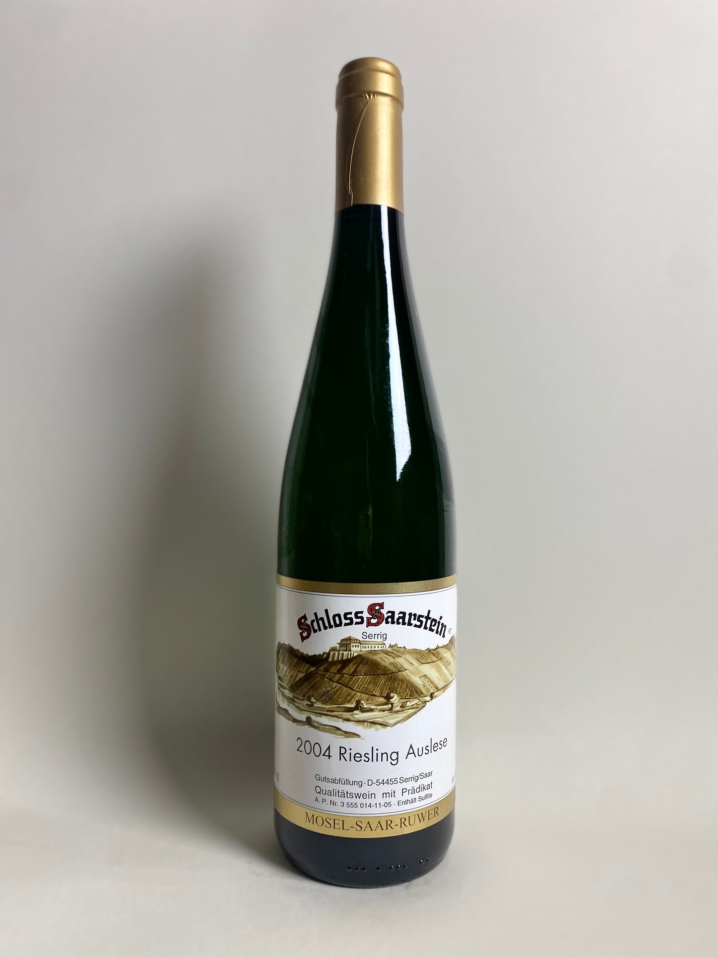 Schloss Saarstein ' Riesling Auslese Goldkapsel 2004 '