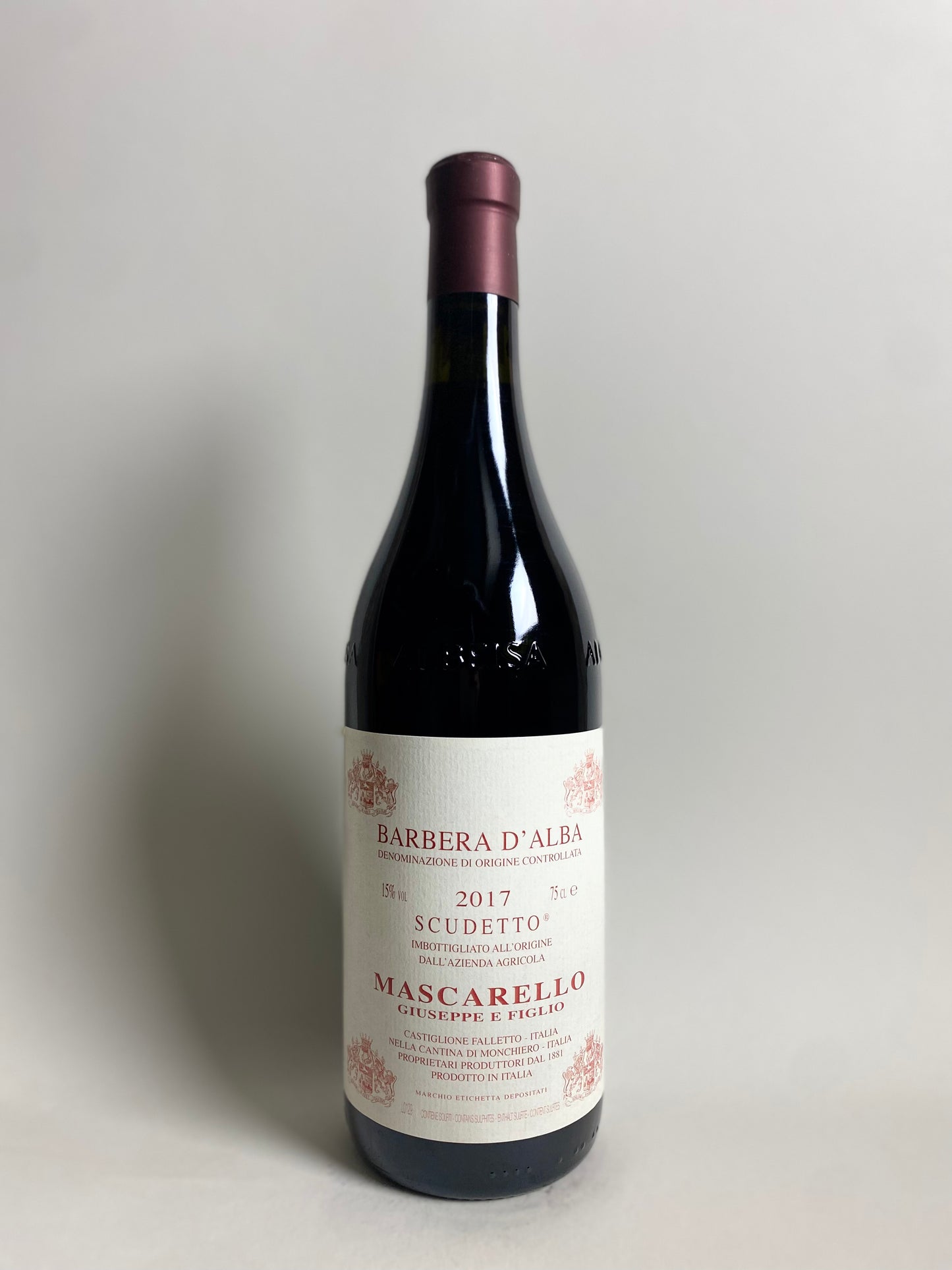 Giuseppe Mascarello ' Barbera d'Alba Scudetto 2017 '