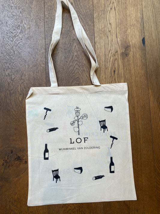 Katoenen tasje Lof - Zoldering - Boon & De Koot