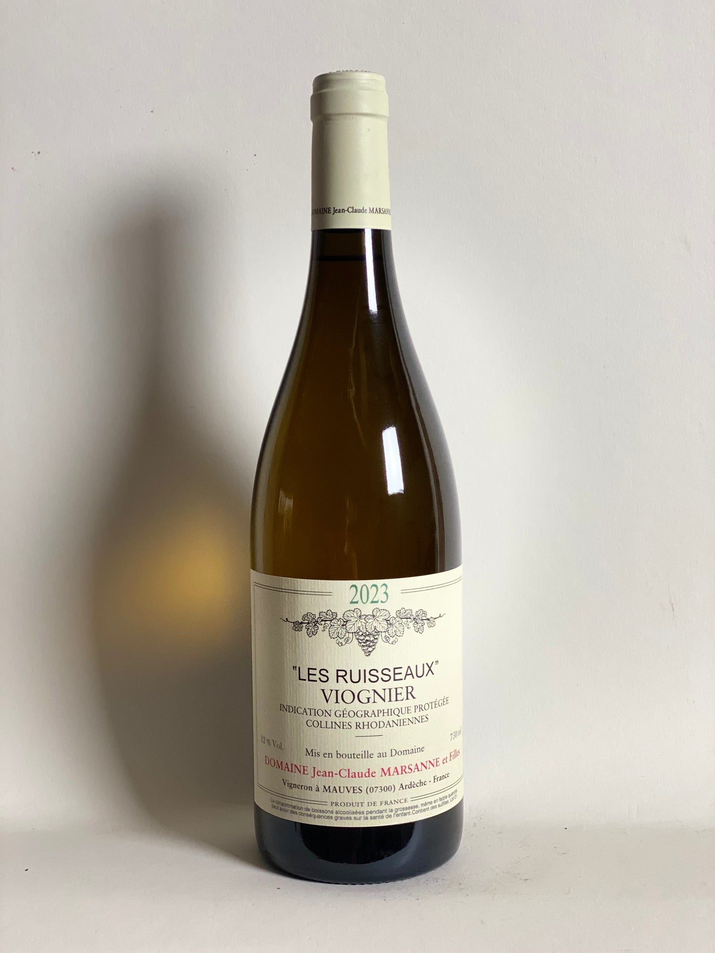 Jean-Claude Marsanne ' Les Ruisseaux IGP Blanc 2023 '