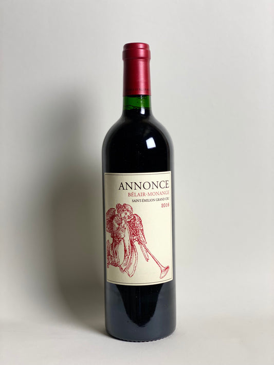 Château Bélair-Monange ' Annonce Saint-Émilion 2016 '