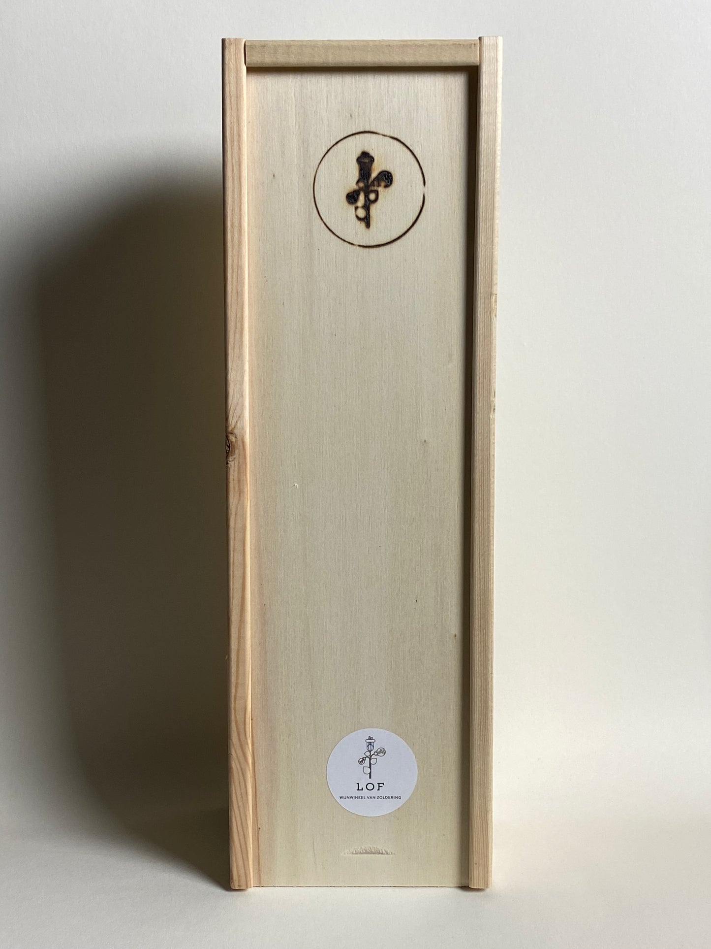 Cadeau verpakking - Houten kistje 1 fles